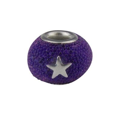 Universal Purple Clay with Star Bead