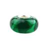Universal Glass Bead Green with Light Green Lines view 1