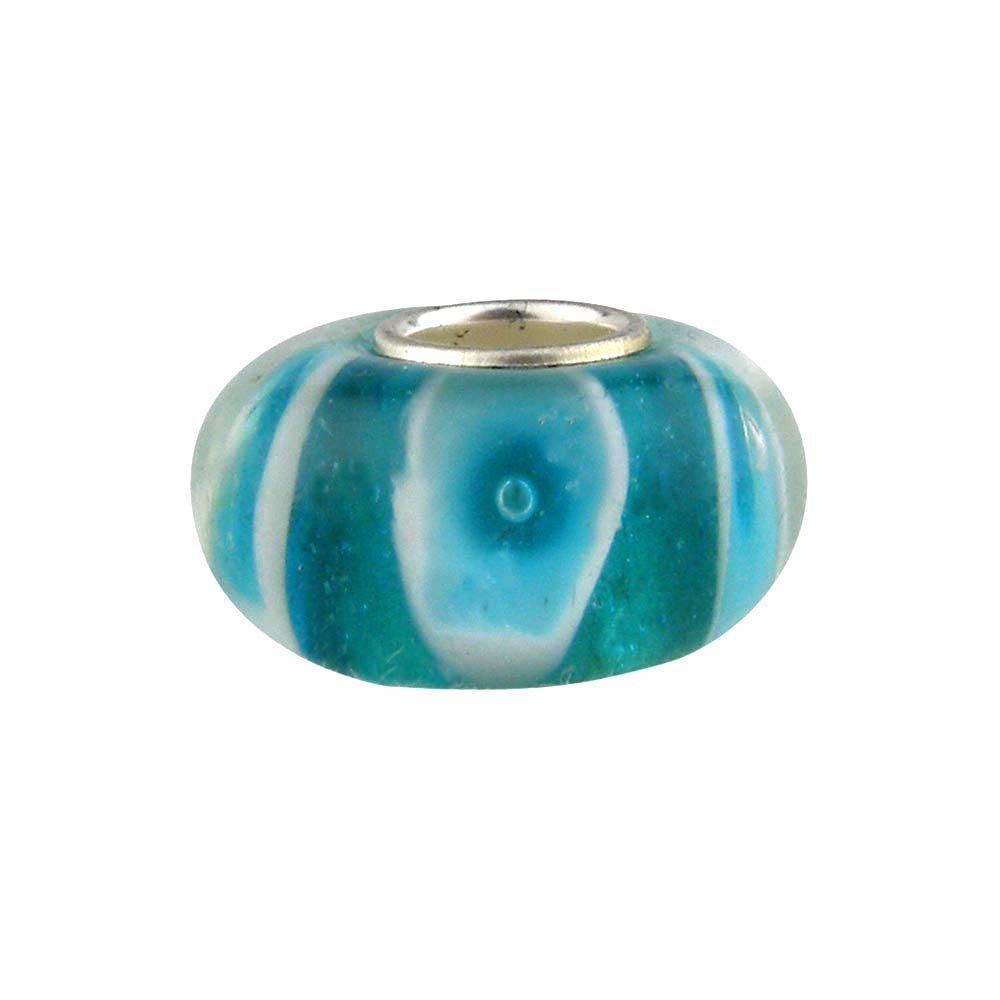 Universal Glass Bead Teal Design