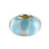 Universal Glass Bead Light Blue and White view 1