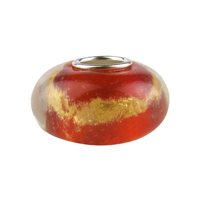 Universal Glass Bead Transparent Green With Swirl