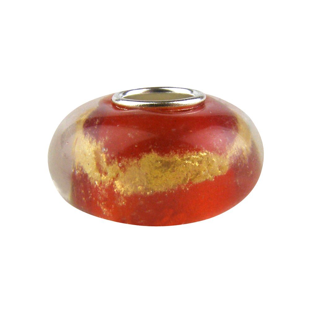 Universal Glass Bead Transparent Green With Swirl