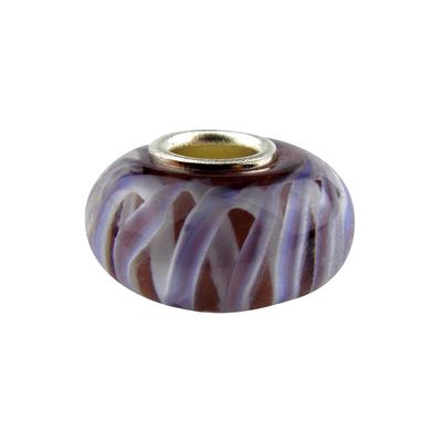 Universal Glass Bead Maroon with Lines