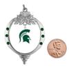 Michigan State Spartan Christmas Ornament view 2