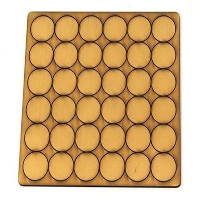 4Ground 50 x 100mm Rectangle Bases - Tan (Primed)
