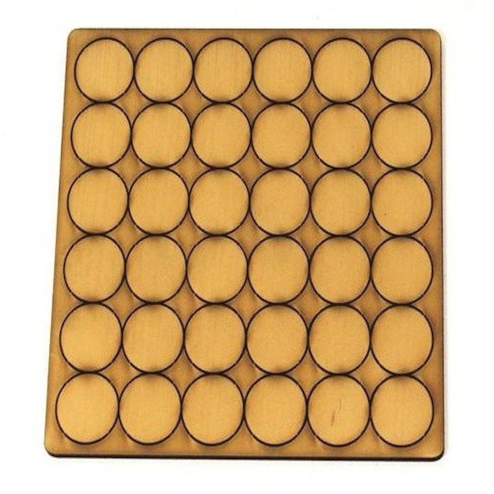 4Ground 50 x 100mm Rectangle Bases - Tan (Primed)