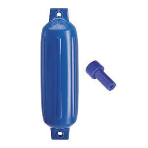 Polyform G-3 Twin Eye Fender 5.5 x 20 - Blue w/Air Adapter