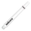 Unicorn Gripper 3 Dart Shaft Stem Set, 3 Shafts, Size Short - 34.4mm, White view 2