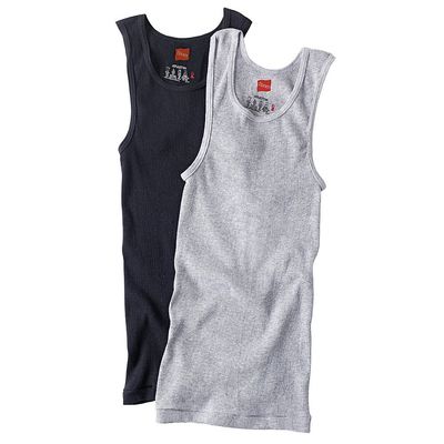 Hanes Boy's Dyed Tank Top B392A4, S, Assorted (Pack of 4)