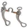 AJ Tack Aluminum Cheek Correction Bit with Swivel Port & Copper Rollers view 2