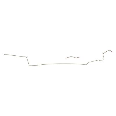 The Right Stuff RIN6801 Disc Brake with Valve Front to Rear Brake Line, 2 Piece