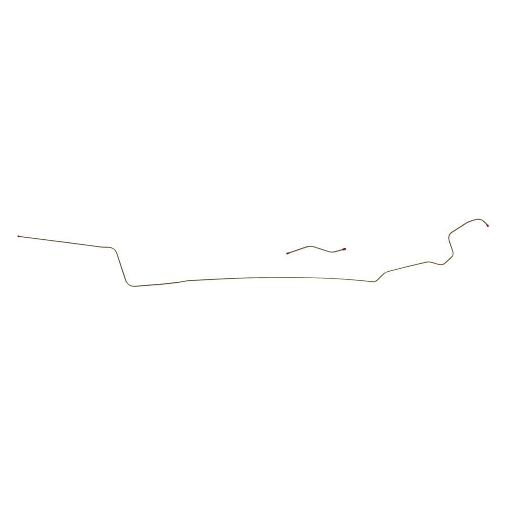 The Right Stuff RIN6801 Disc Brake with Valve Front to Rear Brake Line, 2 Piece