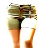 1826 Women's Plus Size Stretch HIGH Waist Twill Short 95% Cotton 5% Spandex 7380 (18, Stone) view 1