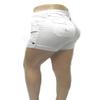 1826 Women's Plus Size Stretch HIGH Waist Twill Short 95% Cotton 5% Spandex 7380 (14, White) view 2