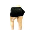 1826 Women's Plus Size Stretch HIGH Waist Twill Short 95% Cotton 5% Spandex 7380 (18, Black) view 1