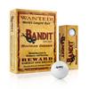Bandit Maximum Distance Golf Balls, (One Dozen, White) view 1