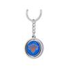 Aminco NCAA New York Knicks Silver Spinning Logo Keychain view 2