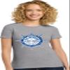 Small Heather Women SS Minnow Funny Retro Deluxe Soft T-Shirt view 1