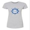 Small Heather Women SS Minnow Funny Retro Deluxe Soft T-Shirt view 2