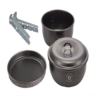 Trangia Tundra 3 Mini Non Stick Camping Cook Pot Set