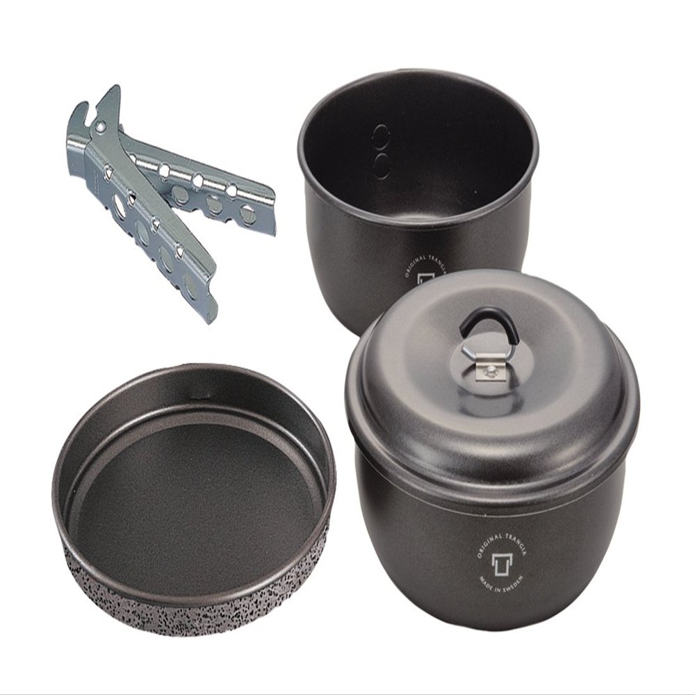 Trangia Tundra 3 Mini Non Stick Camping Cook Pot Set