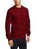 Arrow Men's Long Sleeve Crew Neck Sueded Fleece Pullover, Rhubarb, 2X-Large view 1