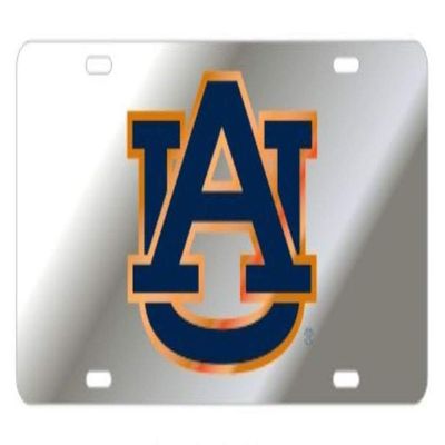 Auburn Tigers Laser Cut Inlaid Mirror License Plate