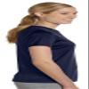 Hanes Sport Women's Short Sleeve Cool DRI Performance Tee, Navy, 3X-Large view 3
