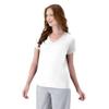 Hanes Women's Cool DRI Performance V-Neck T-Shirt, Moisture-Wicking Short Sleeve Tee, 40+ UPF Protection, 1 or 5 Pack, White-1 Pack, 2X Large view 4