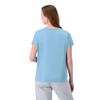 Hanes Women's Short Sleeve Cool DRI V-Neck Tee, Light Blue, 3X-Large view 2
