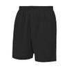 AWDis Just Cool JC080 Mens Cool Mesh Lined Shorts - Jet Black - 2XL view 1