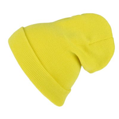 Cap911 Unisex Plain 12 inch Long Beanie - Many Colors Yellow