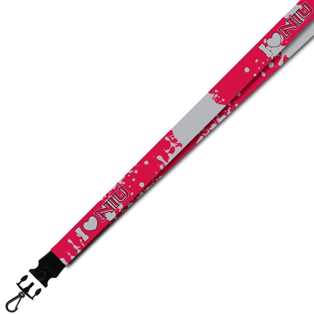 VictoryStore Northern Illinois University - Lanyard - Paint Splatter Design