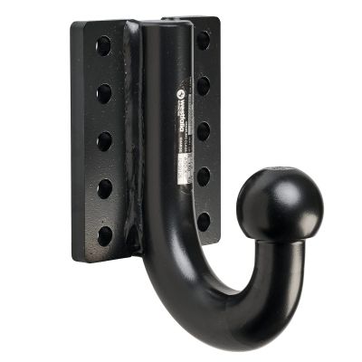 Westfalia-Automotive 329072600001 Tow Hitch, 10-hole Ball Plate with Ball Neck, Adjustable Height, 150 kg Bearing Load, EC Approval for European Use