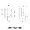 Westfalia-Automotive 329072600001 Tow Hitch, 10-hole Ball Plate with Ball Neck, Adjustable Height, 150 kg Bearing Load, EC Approval for European Use view 2