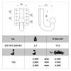 Westfalia-Automotive 329072600001 Tow Hitch, 10-hole Ball Plate with Ball Neck, Adjustable Height, 150 kg Bearing Load, EC Approval for European Use view 3