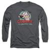 2Bhip Courage The Cowardly Dog Cartoon CN Courage Adult Long Sleeve T-Shirt Tee Gray view 1
