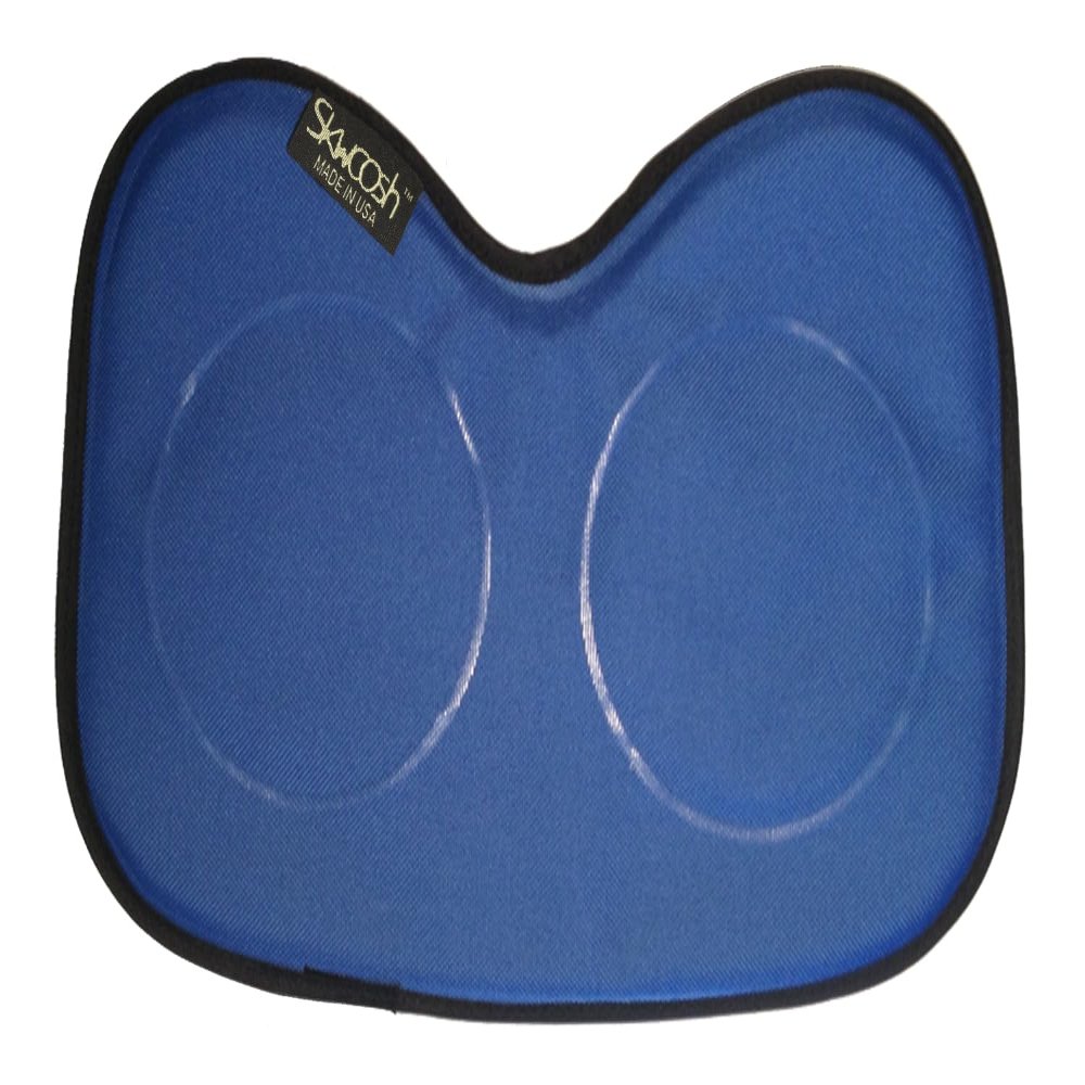 Skwoosh Row Pad Seat Cushion for Masters, Students, Scullers, Dragonboat, Outriggers, Accessories | Fits Concept2 | Gel Pressure Sitz Bone Comfort Relief | Made in USA (Royal Blue)