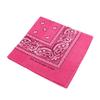 Cotton Cowboy Cowgirl Square Bandana Head Wrap Scarf Neck Scarf Waistband (Rose) view 1