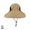 Juniper Large Bill Flap Cap with Mesh Sides, One Size, Khaki view 2