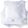 American Exchange Big Boys' Boys Satin 4 Piece Vest Set, Silver, 12 view 2