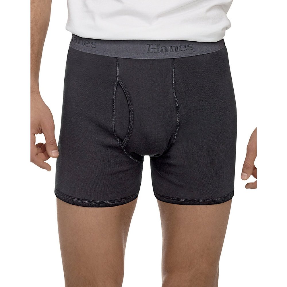 Hanes Men's TAGLESS Ultimate X-Temp153; Boxer Briefs with Comfort Flex Waistba