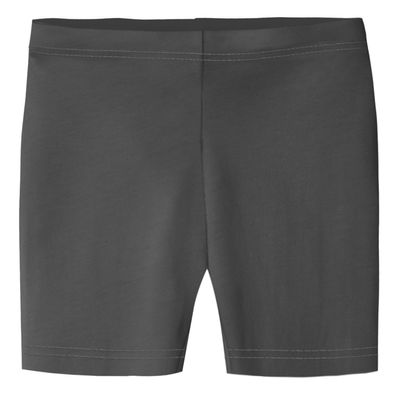 City Threads Made in USA Little Girls Underwear Bike Under Shorts Biker in All Cotton Perfect for SPD and Sensitive Skin Sports Dance School Uniform, Charcoal 4