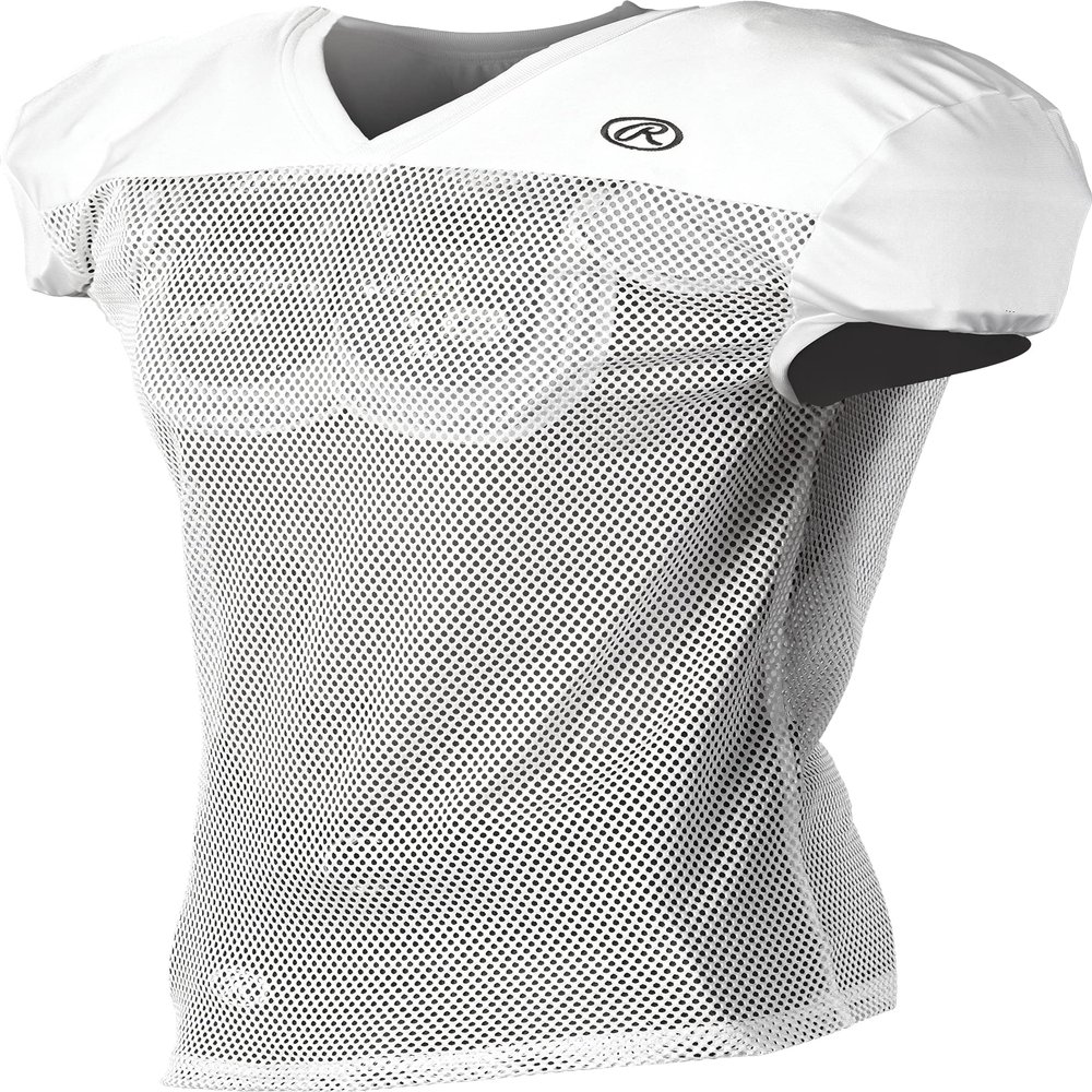 Rawlings | Premium Pro Cut Practice Football Jersey | White | 3X