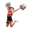 Augusta Sportswear Spirit Pom Black/Red OS view 3