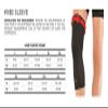 Tommie Copper Women's Performance Triumph Knee Sleeve, Black, X-Large view 2