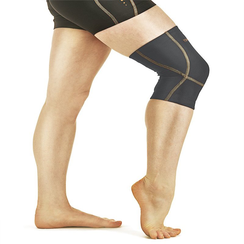 Tommie Copper Women's Performance Triumph Knee Sleeve, Slate Grey, Small