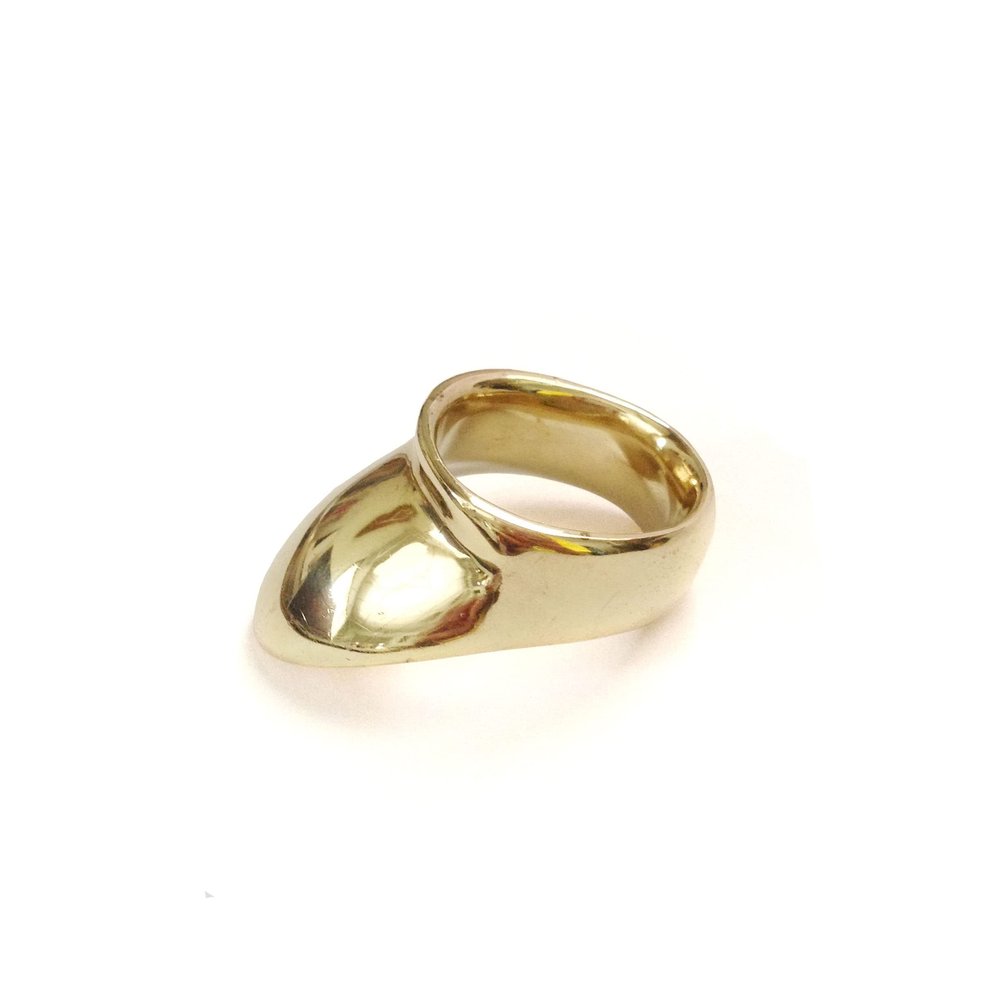 Vermil Classic Brass Thumb Ring (23x26 mm)