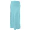 MBJ WB670 Womens Fold-Over Maxi Skirt S Aqua view 1