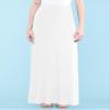 MBJ WB670 Womens Fold-Over Maxi Skirt L White view 2